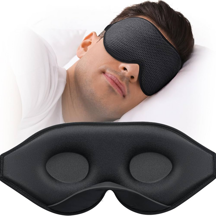 2PCS 3D Total Blackout Sleep Mask