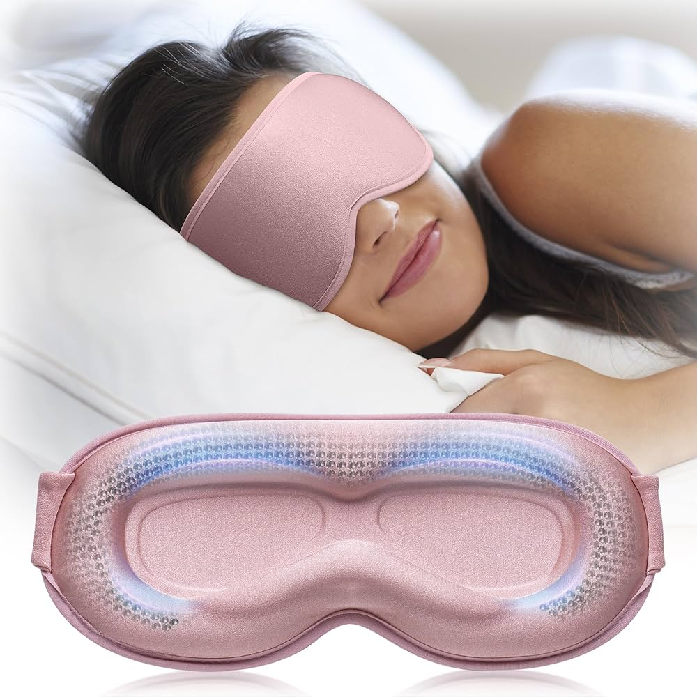 2PCS 3D Total Blackout Sleep Mask