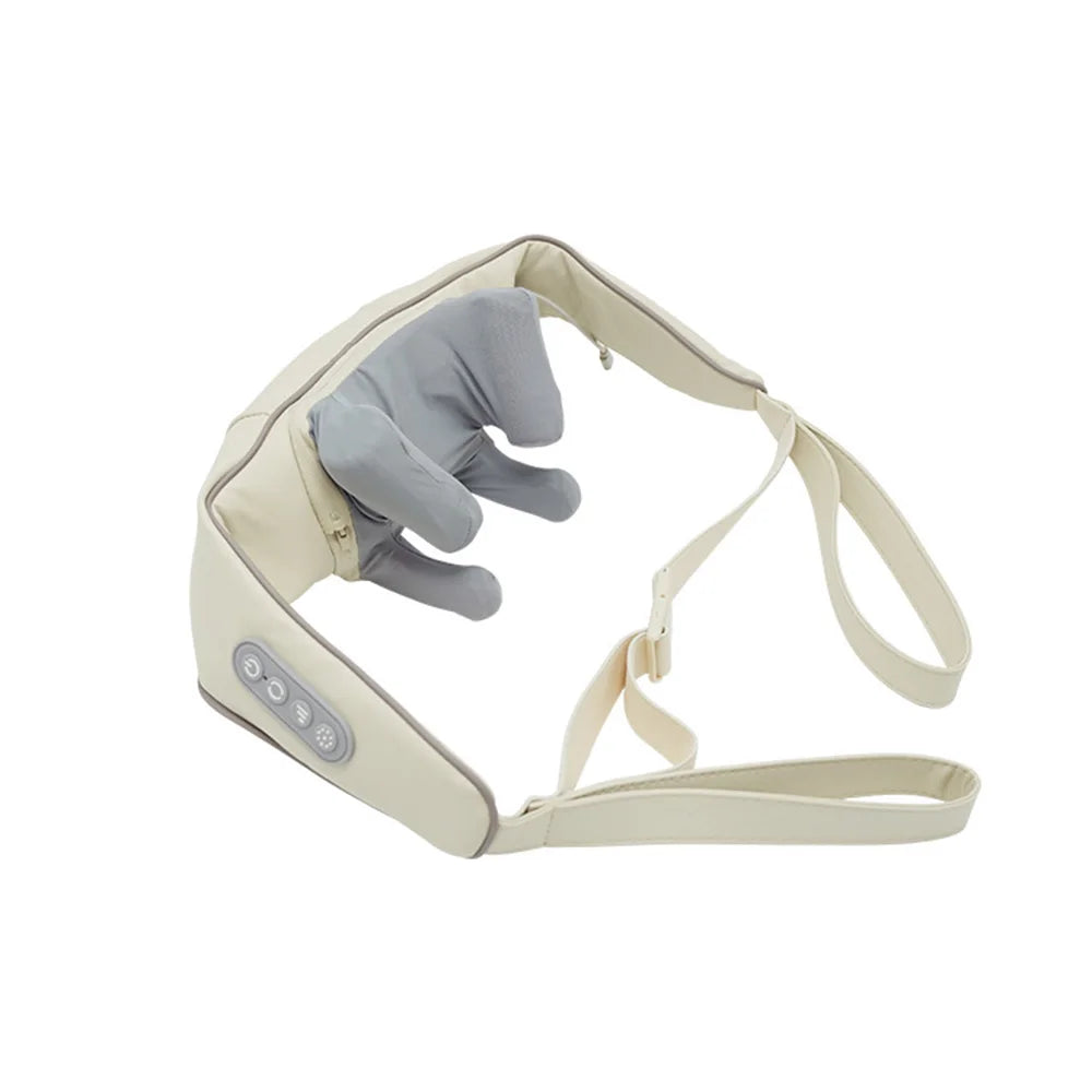 3D Heated Neck & Shoulder Massager Pillow Deep Kneading Pain & Muscle Relaxation