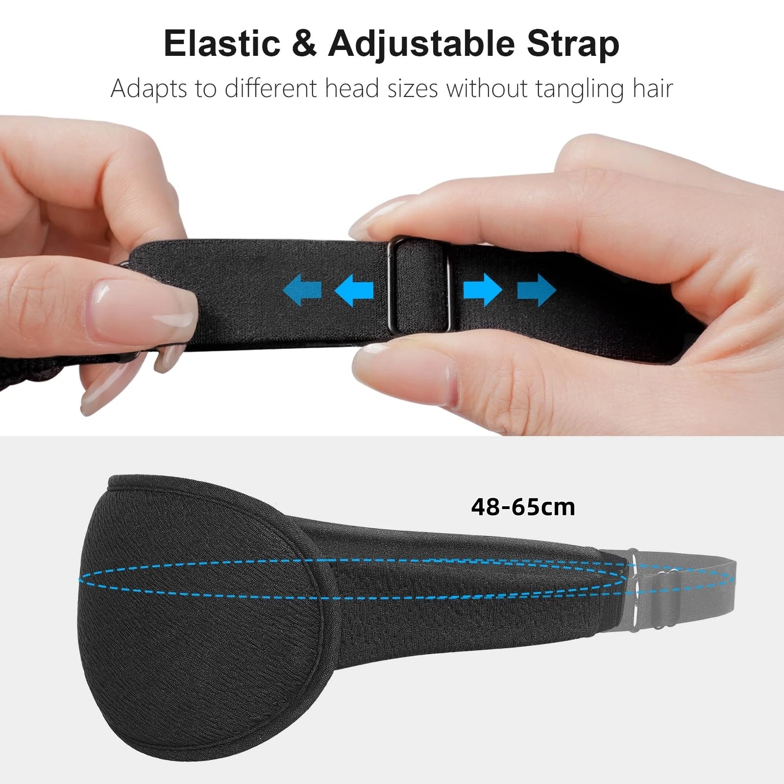 2PCS 3D Total Blackout Sleep Mask